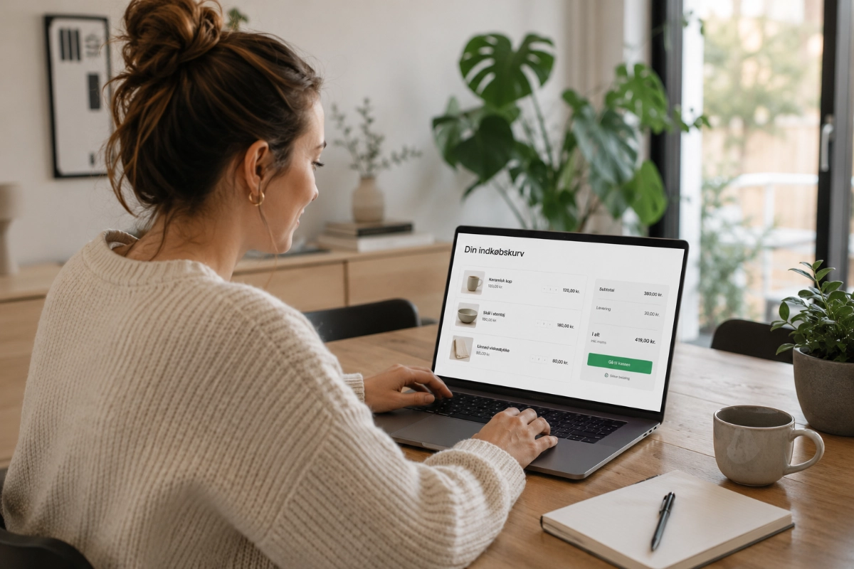 Checkout flow og brugeroplevelse til webshop